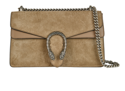 Small Dionysus, £795, Handbags, Beige, Suede, Front view